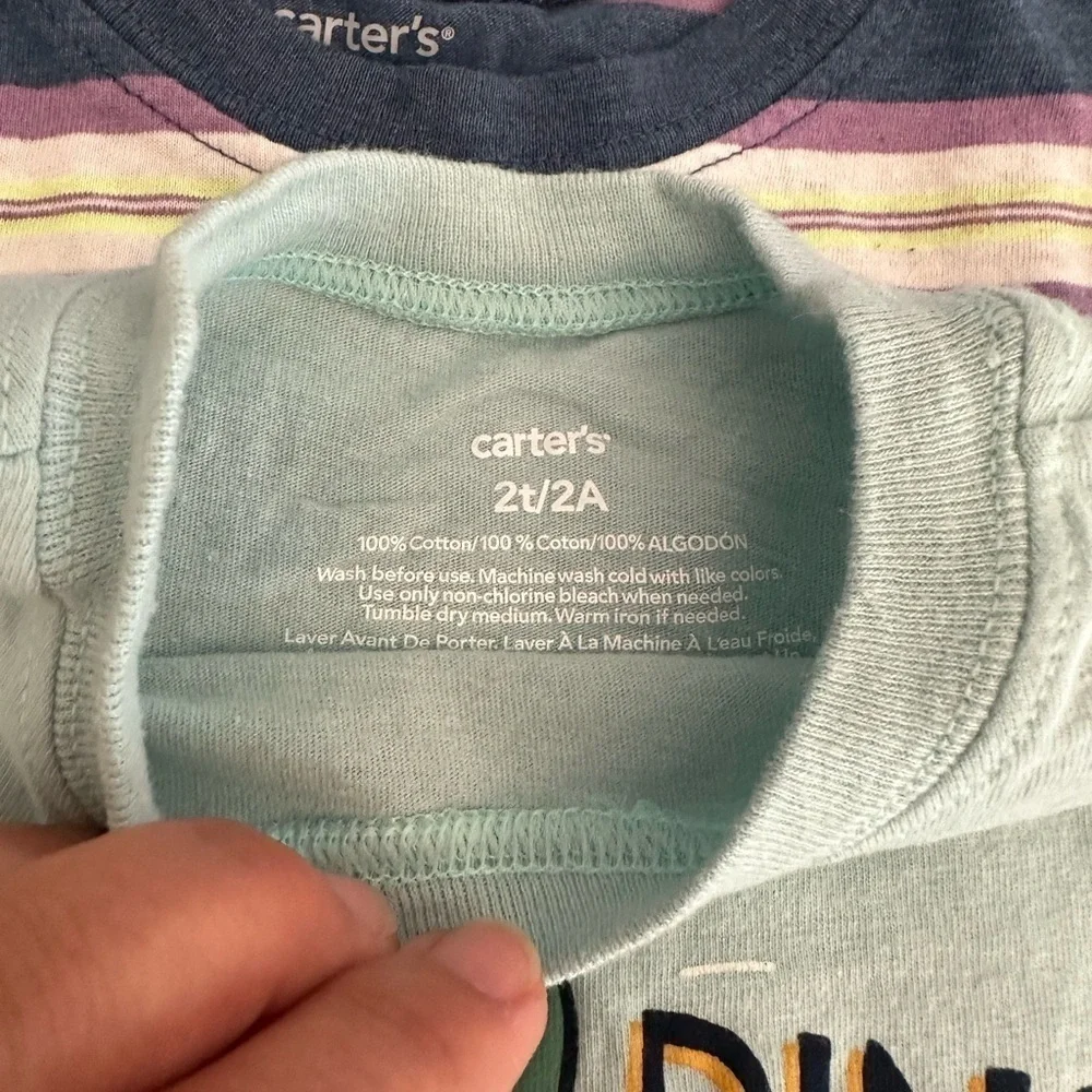 Carter’s 2T Short Sleeve Tees - set of 3
